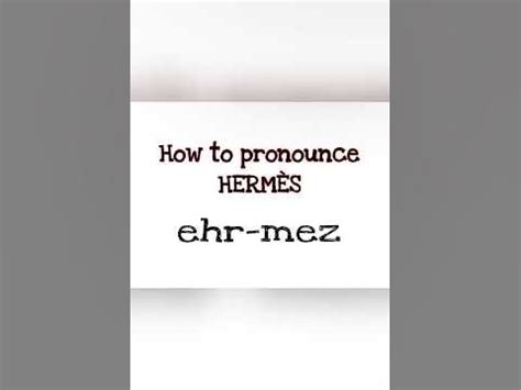 hermes designer pronunciation